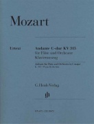 Andante for Flute and Orchestra C major KV 315 - noty pro příčnou flétnu a klavír