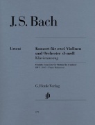 Concerto d minor BWV 1043 - noty pro dvoje housle a klavír