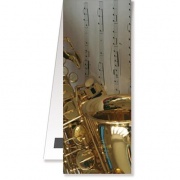 Magnetická záložka do knihy - saxofón 40,5 x 4,4 cm