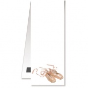 Magnetická záložka do knihy - baletní boty 40,5 x 4,4 cm