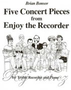 5 Concert Pieces pro zobcovou flétnu a klavír od Brian Bonsor