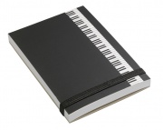 Poznámkový blok A7 - klaviatura