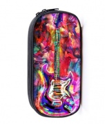 Pouzdro do hodin kytary - barevná elektrická kytara