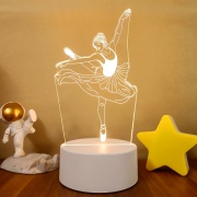 Noční dekorativní světlo USB - tančící baletka