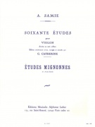 Etudes Mignonnes Op.31 - etudy pro housle