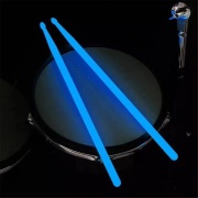 Svítící paličky pro bicí - 1 pár modrá barva