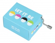Hrací strojek v papírové krabičce - Let it be