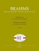 Sonáta e moll pro violoncello a klavír op. 38 Johannes Brahms