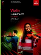 Violin Exam Pieces from 2024, ABRSM Grade 1 - skladby pro housle a klavír