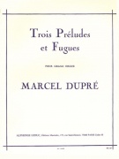 Trois Préludes Et Fugues Opus 7 - noty na varhany