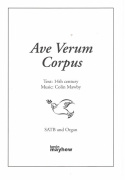 Ave Verum Corpus - skladba pro sbor SATB a klavír