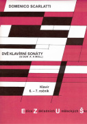 Dvě klavírní sonáty G dur a a moll