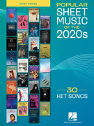 Popular Sheet Music of the 2020s - 30 jednoduchých písní pro klavír