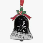 Ozdoba vánočního stromu ve tvaru kláves