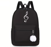 Černý batoh - houslový klíč