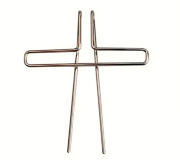 Držák listů učebnice nebo not - stříbrná barva