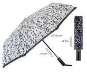 Skládací deštník s hudebním motivem