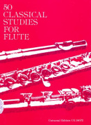 50 Classical Studies for Flute - klasické etudy pro příčnou flétnu