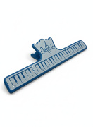 Klip na úchyt not na stojanu - modrá barva