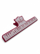 Klip na úchyt not na stojanu - růžová barva