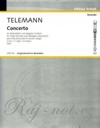 Concerto C major - Georg Philipp Telemann - Alt-Blockflöte und Cembalo (Klavier)