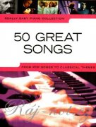 Really Easy Piano: 50 Great Songs - jednoduchá úprava pro klavír