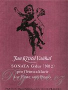 Sonáta G dur pro flétnu a klavír - Jan Křtitel Vaňhal