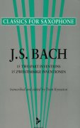 BACH - 2  PART INVENTIONS - saxophone duets / dueta pro saxofon
