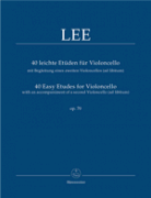 40 snadných etud pro violoncello - Sebastian Lee
