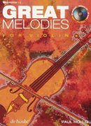 GREAT MELODIES FOR VIOLIN + CD / housle