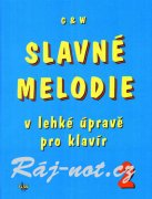 Slavné melodie 2 v lehké úpravě pro klavír + CD