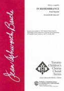 IN REMEMBRANCE from Requiem /  SSAA  a cappella