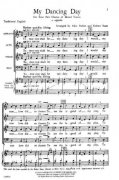 MY DANCING DAY / SATB  a cappella