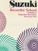 SUZUKI SOPRANO RECORDER SCHOOL 4 - zobcová flétna