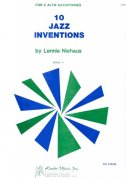 10 JAZZ INVENTIONS by Lennie NEIHAUS for sax duets