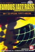 Famous Jazz Bass - Chord Progressions + CD / basová kytara + tabulatura