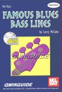 Famous Blues Bass Lines + Audio Online / basová kytara + tabulatura