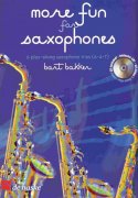 More Fun for Saxofones + CD     saxophone trios (AAT) / tria pro saxofony