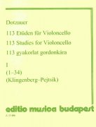 Dotzauer - 113 Studies for Violoncello, book 1 (studies 1-34)