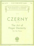 CZERNY. Op.740 - THE ART OF FINGER DEXTERITY (Umění pohotovosti prstů) / klavír