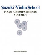 Suzuki Violin School 4 - klavírní doprovod