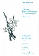 18 Etudes de perfectionnement by Paul Jeanjean pour clarinette / klarinet