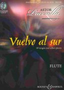 VUELVO AL SUR by Astor Piazzolla + CD / příčná flétna a klavír