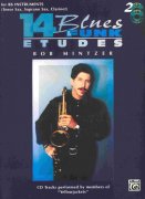 14 Blues & Funk Etudes by Bob Mintzer + 2x CD for Bb instruments (Tenor Sax, Soprano Sax, Clarinet)