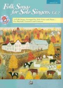 Folk Songs for Solo Singers 2 (medium low) + CD / zpěv + klavír