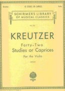 42 Studies or Caprices pro housle od Rodolphe Kreutzer