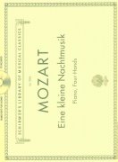 MOZART - Eine kleine Nachtmusik + CD  1 klavír 4 ruce