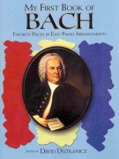 A First Book of BACH - easy piano / klavír