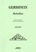 GERSHWIN - Melodies - melodie/akordy -  příčná flétna (housle) & kytara (klavír, klávesy)